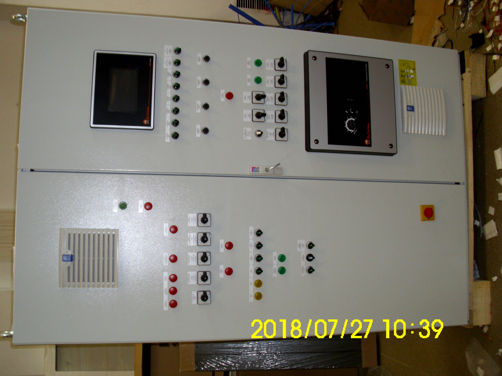 Control cabinet climate/feed./Light/
